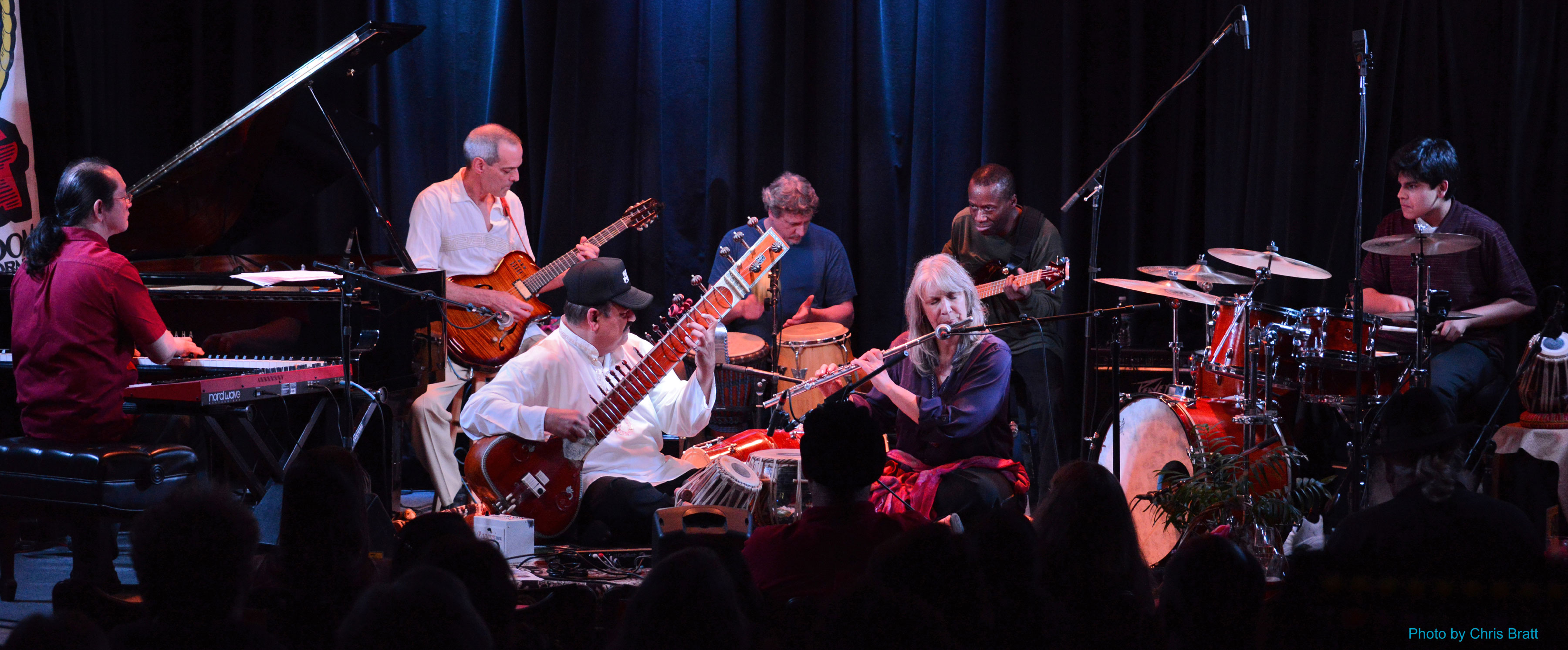 Sitar Power live at the Kuumbwa Jazz Center, Santa Cruz. All rights reserved. 2012 Ashwin Batish. Copyrighted image. Photographer Chris Bratt